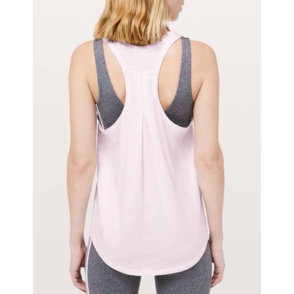 Lululemon Love Tank Top Pleated Light Pink